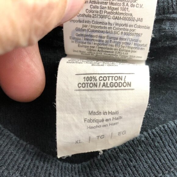 Gildan Mens Coca-Cola T-Shirt XL Black Short Sleeve Heavy Cotton Graphic Tee Top - Picture 8 of 11